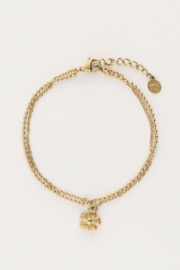 My Jewellery armband bloem goud