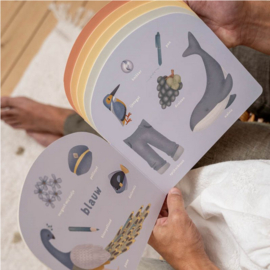 Boek Little Dutch boek regenboog kleurenboek | karton