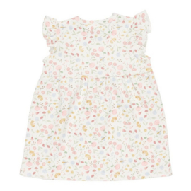Little Dutch Jurkje mouwloos ruches | Flowers & butterflies.