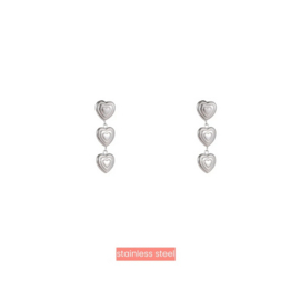 Go Dutch Label oorbellen Triple Hearts Earring - RH