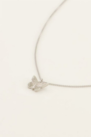 My Jewellery ketting | souvenir ketting met vlinder bedel zilver*