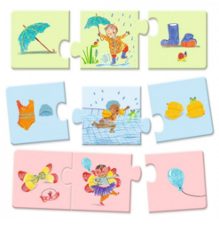 Djeco puzzle | trio mijn dagelijkse activiteiten