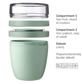 mepal lunchpot ellipse nordic sage