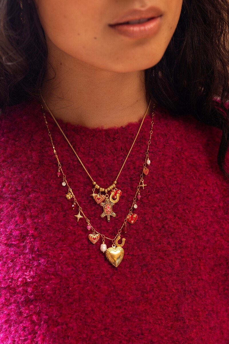 My jewellery Mystic bedel ketting met luipaard