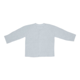 Little Dutch gebreid vest met knoopjes | soft blue