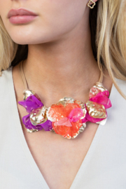 My Jewellery Statement ketting met zijden bloemen