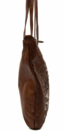 Bear Design shopper 'Fiore' | cognac flora