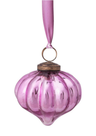Pip studio ornament glass light pink 7.5cm