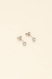 My Jewellery oorbellen | strass studs zilver