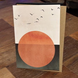 east end prints ondergaande zon