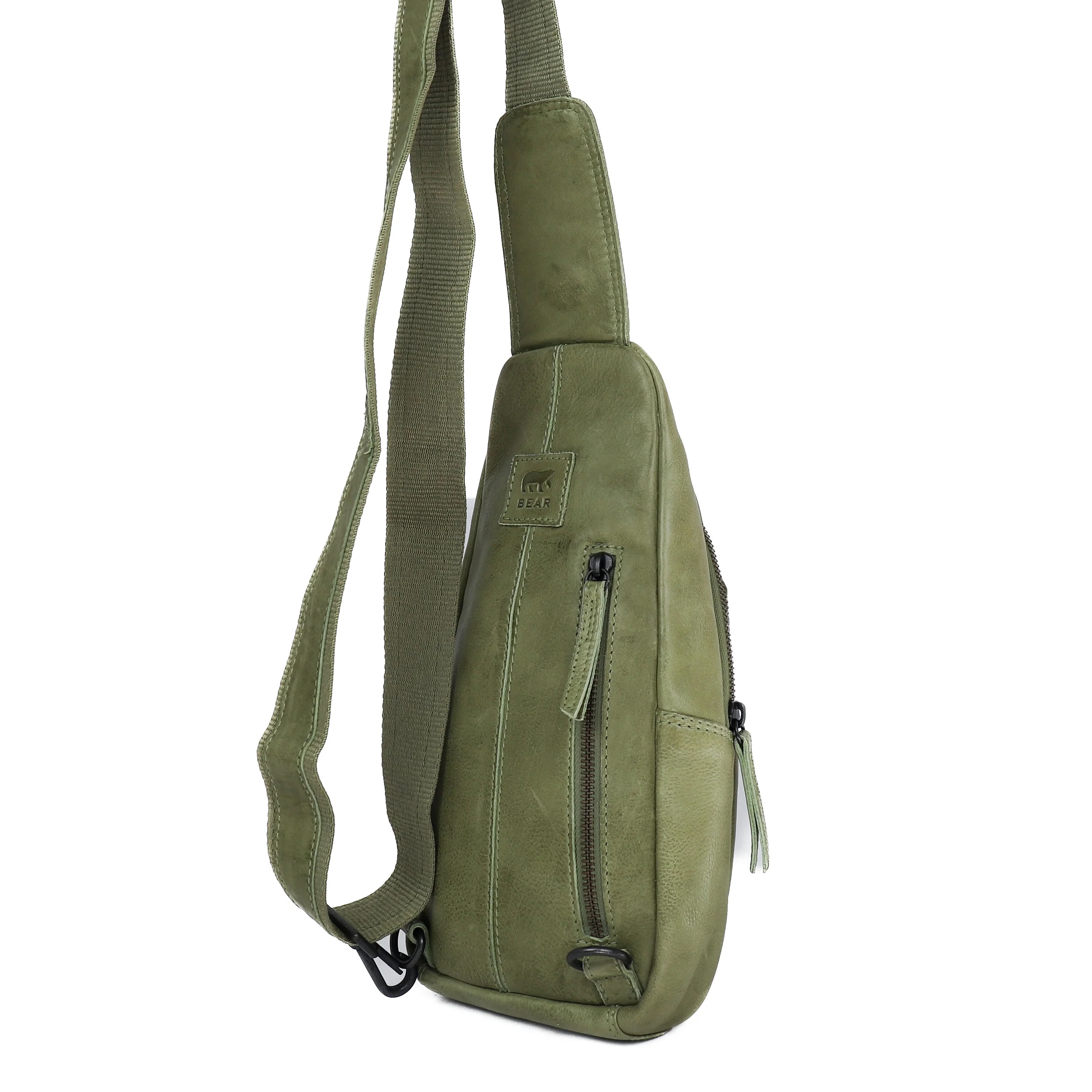 Bear Design crossbody rugzak "Daley" moss