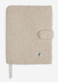jollein hoesje voor groeiboekje bouclé naturel