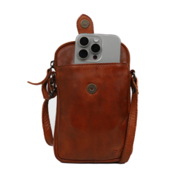 Bear Design telefoontasje 'Sev' cognac