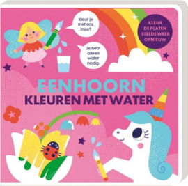 Boek Eenhoorn | kleuren met water