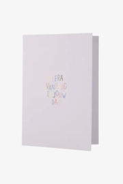 zusss wenskaart hoera multicolor