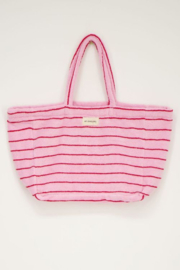 My Jewellery Badstof shopper met strepen