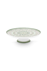 Pip Studio Taartplateau Klein Lily&Lotus Moon Delight Licht Groen