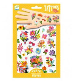 Djeco tattoeages | bloemen 50+