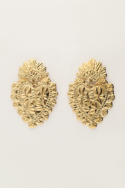My Jewellery oorbellen iconic met mexicaans hart goud