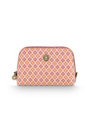 Pip Studio Coby Cosmetic Bag Triangle Small Mojo Pink