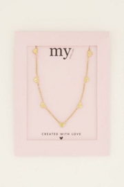 My Jewellery ketting | hartjes goud