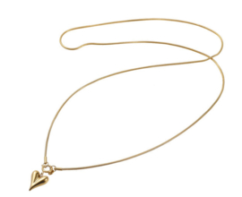 Go Dutch Label ketting Heart Pendant Necklace goud 14K