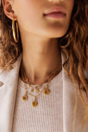 My Jewellery love initial bedel goud