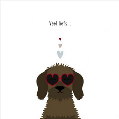 wenskaart Frits | veel liefs