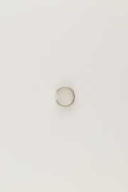 My Jewellery oorbellen | ear cuff drie ringetjes zilver