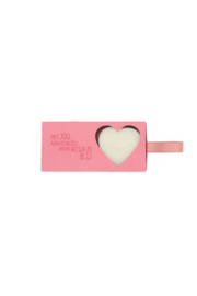Zusss set van 2 geurkaarsjes in doosje hartje roze
