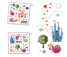 Djeco stickers | prinsessen