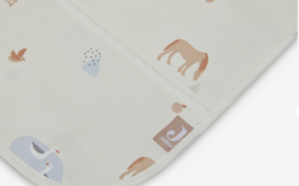 Jollein slab waterproof met mouwen farm