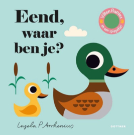 Boek Eend, waar ben je? | karton flapjesboekje