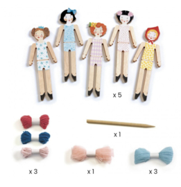Djeco knutselen | worrie dolls maken