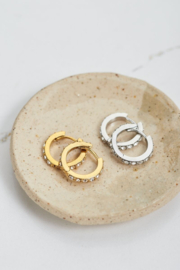 My Jewellery oorbellen | oorringen met transparante stenen goud