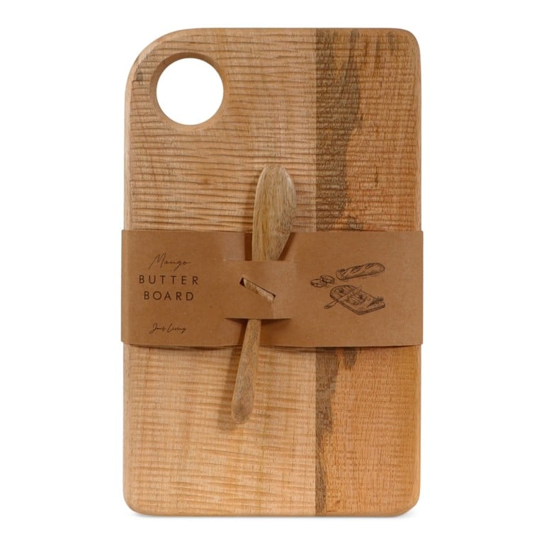 prospectt Jens Living Mango Boterbord Met Mes Naturel