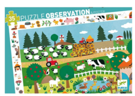 Djeco puzzel observation | boerderij (35st)