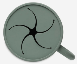jollein siliconen snackcup | ash green