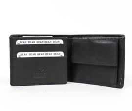 Bear Design heren portemonnee 8731  | zwart