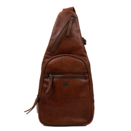 Bear Design crossbody tas "Abel" | cognac