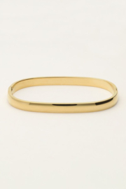My Jewellery bangle rechthoekig breed goud