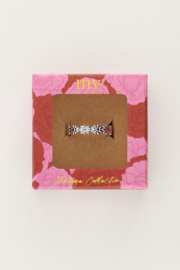 My jewellery verstelbare ring Vintage met madeliefjes zilver