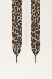 My Jewellery Bruine veters met panterprint