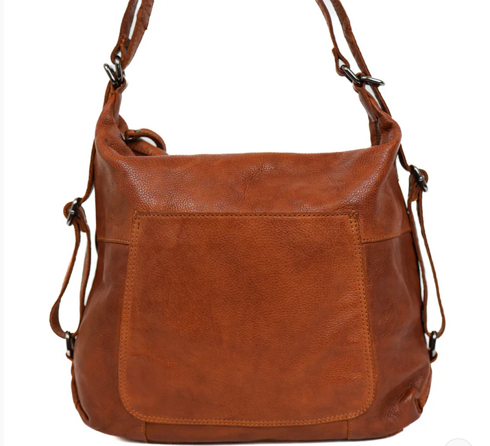 Bear Design schoudertas/rugtas 'Veerle' cognac