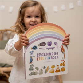 Boek Little Dutch boek regenboog kleurenboek | karton