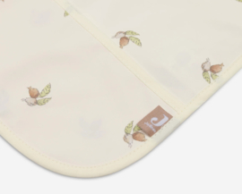 Jollein slab waterproof met mouwen rosehip