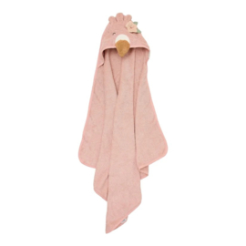 Little Dutch Badcape Flamingo - Roze