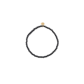 Go Dutch Label armband | kralen metal zwart