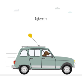 wenskaart Frits | rijbewijs