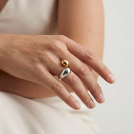 Camps & Camps ring Triple Balance goud
